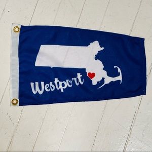 NEW without TAGS "Westport" Massachusetts silhouette signal flag